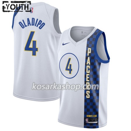 Dres Indiana Pacers Victor Oladipo 4 Nike 2019-20 City Edition Swingman - Dječji